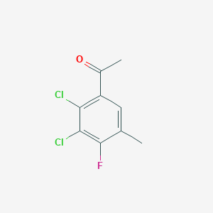 1-(2,3-Dichloro-4-fluoro-5-methylphenyl)ethanone