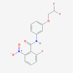 Benzamide,N-[3-(2,2-difluoroethoxy)phenyl]-2-fluoro-6-nitro-