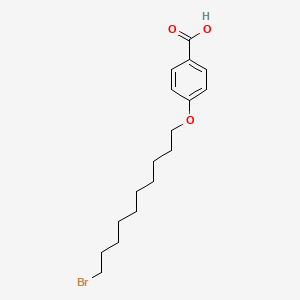 B8358019 4-(10-Bromodecyloxy)benzoic acid CAS No. 88931-97-9