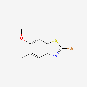 2-Bromo-6-methoxy-5-methylbenzo[d]thiazole