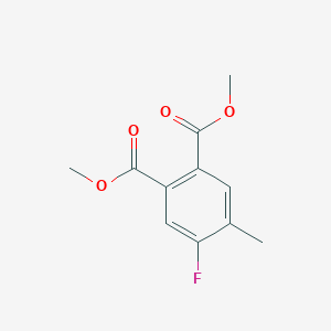 molecular formula C11H11FO4 B8358165 Dimethyl 4-fluoro-5-methylphthalate CAS No. 146271-57-0