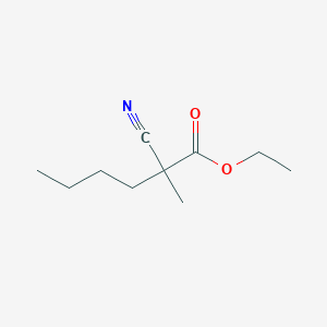 (+)-2-Cyano-2methylhexanoic acid-ethyl-ester