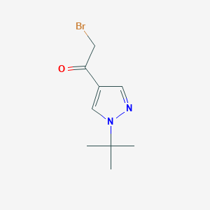 2-bromo-1-(1-tert-butyl-1H-pyrazol-4-yl)-ethanone