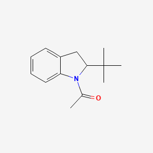 1-(2-(tert-Butyl)indolin-1-yl)ethanone