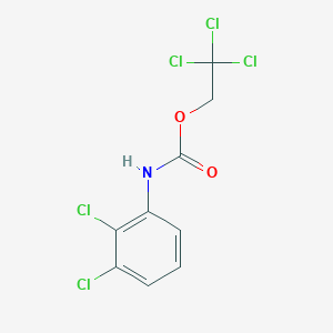 molecular formula C9H6Cl5NO2 B8358232 2,2,2-Trichloroethyl-2,3-dichlorophenylcarbamate 
