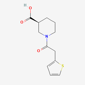 molecular formula C12H15NO3S B8358256 (S)-1-(2-Thiopheneacetyl)-3-piperidine Carboxylic Acid 