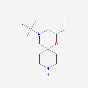 8-Tert-butyl-10-ethyl-11-oxa-3,8-diazaspiro[5.5]undecane