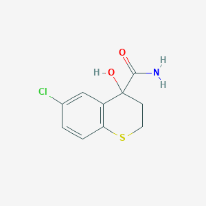 6-Chloro-4-hydroxythiochromane-4-yl-carboxamide