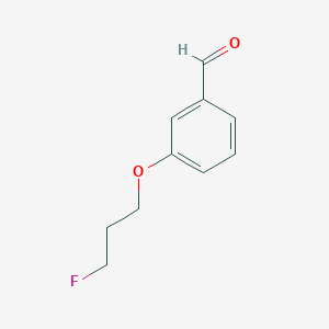 molecular formula C10H11FO2 B8358339 3-(3-Fluoropropoxy)benzaldehyde 