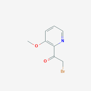 molecular formula C8H8BrNO2 B8358383 2-Bromo-1-(3-methoxy-pyridin-2-yl)-ethanone 