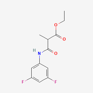 Ethyl 3-(3,5-difluorophenylamino)-2-methyl-3-oxopropanoate