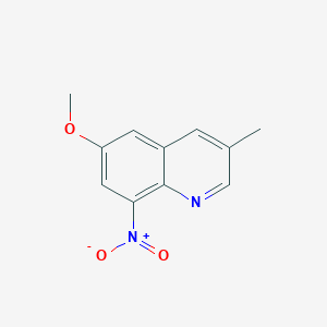6-Methoxy-3-methyl-8-nitroquinoline