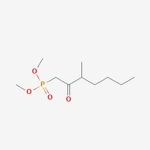 molecular formula C10H21O4P B8358520 Dimethyl 2-Oxo-3-methylheptylphosphonate CAS No. 41162-20-3