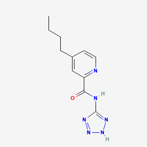 N-(5-tetrazolyl)-4-n-butyl-2-pyridinecarboxamide