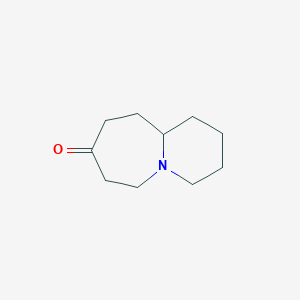 molecular formula C10H17NO B8358564 1-Azabicyclo[5.4.0]undecan-4-one 