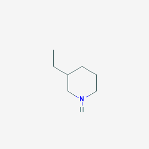 molecular formula C7H15N B083586 3-Ethylpiperidine CAS No. 13603-10-6