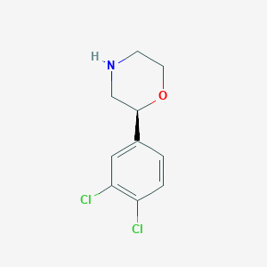 molecular formula C10H11Cl2NO B8358600 (s)-2-(3,4-Dichlorophenyl)morpholine 