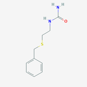 molecular formula C10H14N2OS B8358627 2-Benzylthio ethylurea 