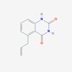 molecular formula C11H10N2O2 B8358742 5-Allyl-1,2,3,4-tetrahydro-2,4-quinazolinedione 