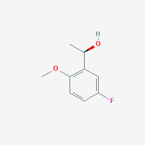 molecular formula C9H11FO2 B8358770 (R)-1-(5-Fluoro-2-methoxy-phenyl)-ethanol 
