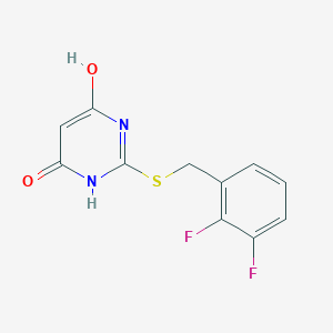 2-[(2,3-Difluorobenzyl)thio]pyrimidine-4,6-diol