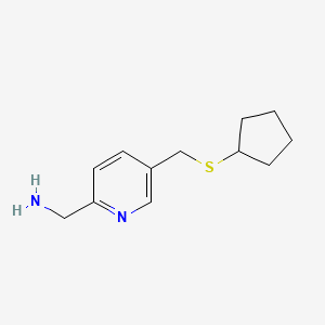 2-Aminomethyl-5-cyclopentylthiomethyl-pyridine