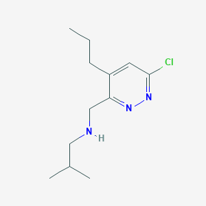 (6-Chloro-4-propyl-pyridazin-3-ylmethyl)-isobutyl-amine