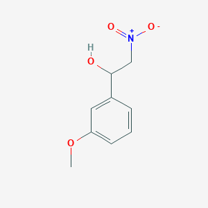molecular formula C9H11NO4 B8358890 1-(3-Methoxyphenyl)-2-nitroethanol 