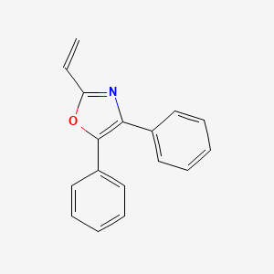 molecular formula C17H13NO B8358923 2-Vinyl-4,5-diphenyloxazole CAS No. 7449-60-7