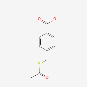 molecular formula C11H12O3S B8358970 Methyl 4-acetylthiomethylbenzoate 