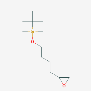 Rac-tert-butyl-dimethyl-(4-oxiranyl-butoxy)-silane