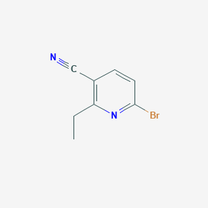 molecular formula C8H7BrN2 B8359009 Ethyl 6-bromonicotinonitrile 