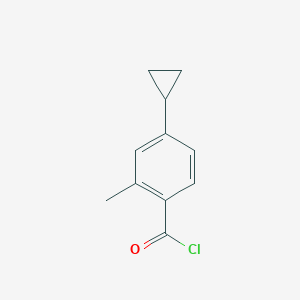 4-Cyclopropyl-2-methylbenzoyl chloride