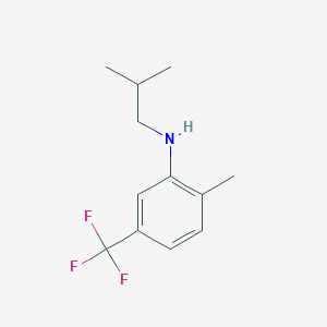 (2-Methylpropyl)[2-methyl-5-(trifluoromethyl)phenyl]amine