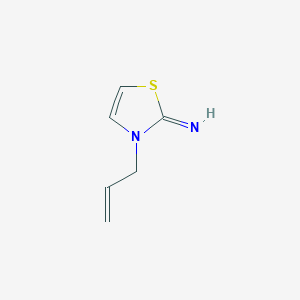 molecular formula C6H8N2S B8359177 3-Allyl-2-iminothiazole 