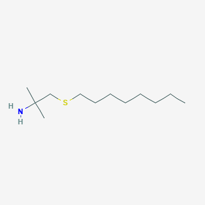 2-Methyl-1-n-octylthio-2-propylamine