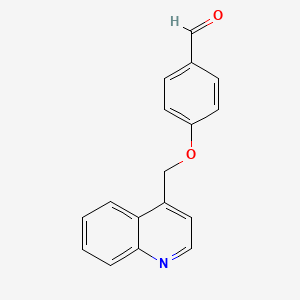 4-(4-Quinolinylmethoxy)benzaldehyde
