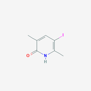 3,6-Dimethyl-5-iodo-2-Pyridone