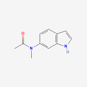 molecular formula C11H12N2O B8359428 N-(1H-indol-6-yl)-N-methylacetamide 