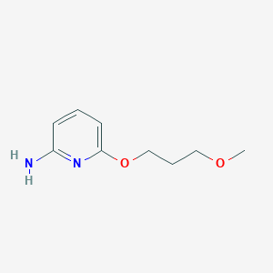 molecular formula C9H14N2O2 B8359528 6-(3-Methoxypropoxy)pyridin-2-amine 