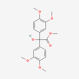 Bis-(3,4-dimethoxyphenyl)-hydroxyacetic acid, methyl ester
