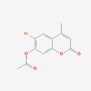 6-Bromo-7-acetoxy-4-methylcoumarin