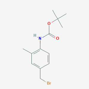 N-(4-bromomethyl-2-methylphenyl)carbamic acid t-butyl ester