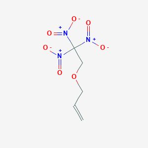 molecular formula C5H7N3O7 B8359600 Allyl trinitroethyl ether 