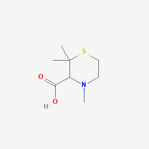 2,2,4-Trimethyl-thiomorpholine-3-carboxylic acid