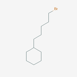 molecular formula C11H21Br B8359626 (5-Bromopentyl)cyclohexane 