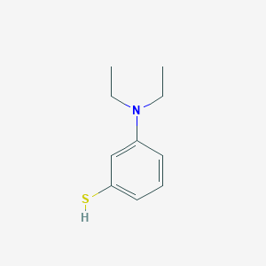 molecular formula C10H15NS B8359647 3-Diethylaminothiophenol 