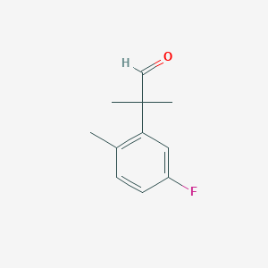 2-(5-Fluoro-2-methylphenyl)-2-methylpropionaldehyde