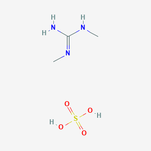 molecular formula C3H11N3O4S B8359678 Dimethylguanidine sulfate 