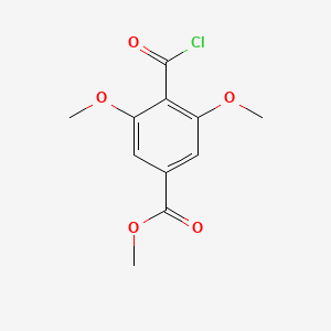 4-Carbomethoxy-2,6-dimethoxy-benzoyl chloride